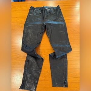 J Brand 100% Lamb Leather size 28